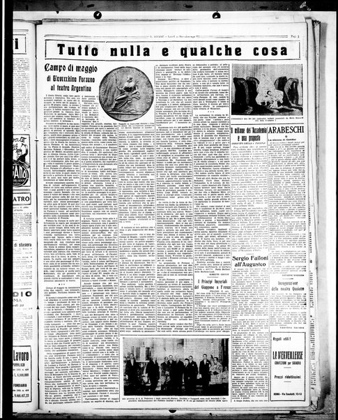 Il Tevere : quotidiano di Mezzogiorno