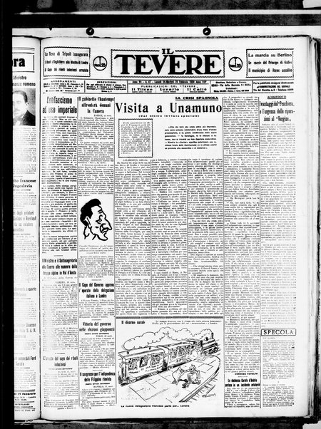 Il Tevere : quotidiano di Mezzogiorno