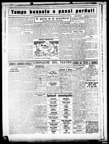 Il Tevere : quotidiano di Mezzogiorno