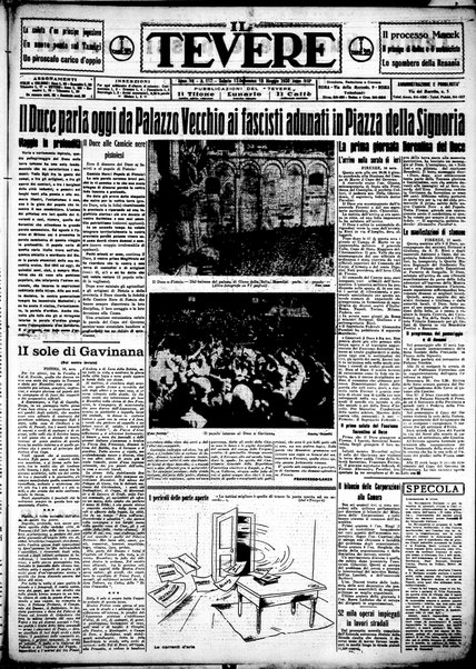 Il Tevere : quotidiano di Mezzogiorno