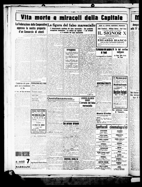 Il Tevere : quotidiano di Mezzogiorno