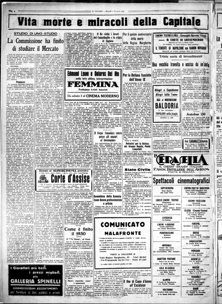 Il Tevere : quotidiano di Mezzogiorno