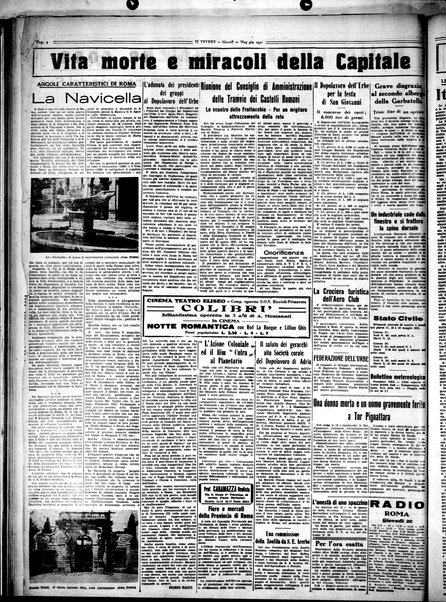 Il Tevere : quotidiano di Mezzogiorno