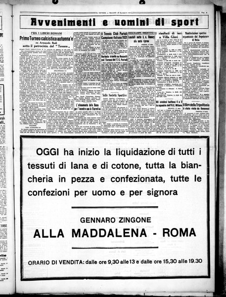 Il Tevere : quotidiano di Mezzogiorno