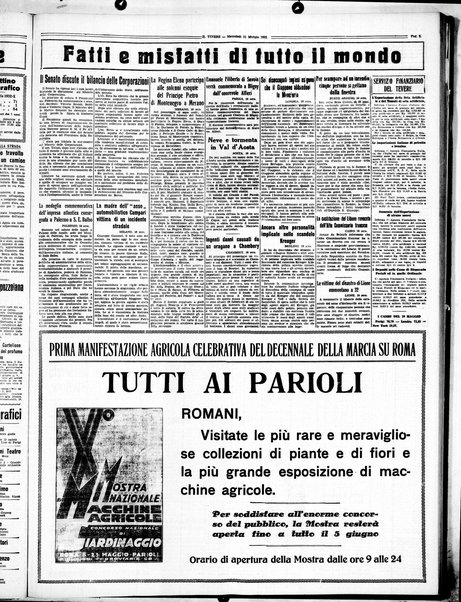 Il Tevere : quotidiano di Mezzogiorno