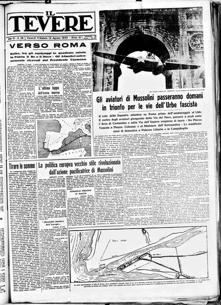 Il Tevere : quotidiano di Mezzogiorno