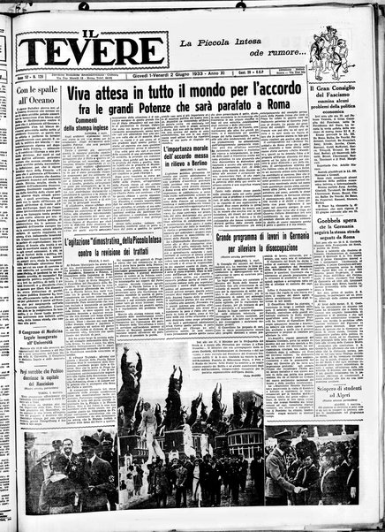 Il Tevere : quotidiano di Mezzogiorno