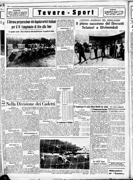 Il Tevere : quotidiano di Mezzogiorno