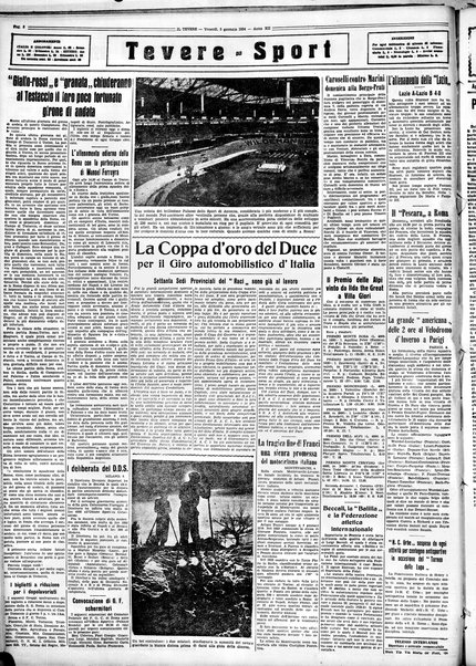 Il Tevere : quotidiano di Mezzogiorno