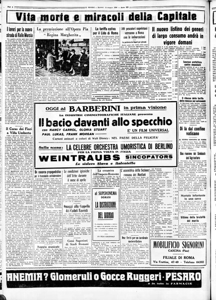 Il Tevere : quotidiano di Mezzogiorno