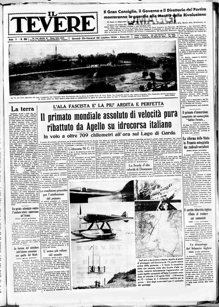 Il Tevere : quotidiano di Mezzogiorno