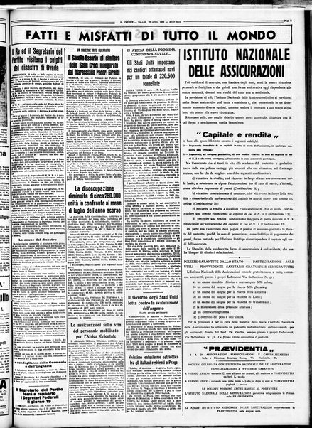 Il Tevere : quotidiano di Mezzogiorno