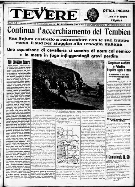 Il Tevere : quotidiano di Mezzogiorno