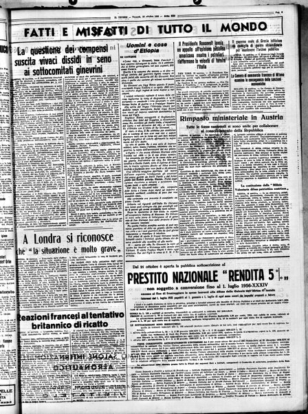 Il Tevere : quotidiano di Mezzogiorno