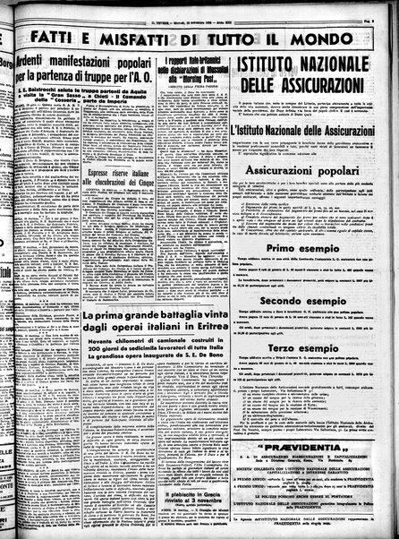 Il Tevere : quotidiano di Mezzogiorno