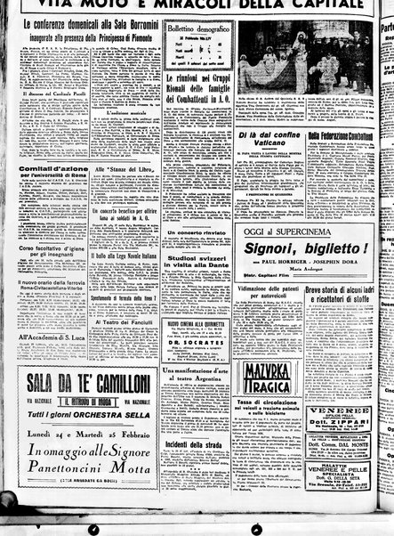 Il Tevere : quotidiano di Mezzogiorno