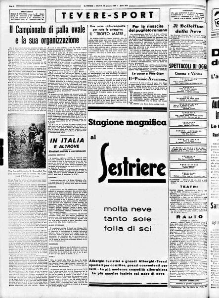 Il Tevere : quotidiano di Mezzogiorno