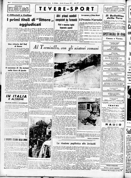 Il Tevere : quotidiano di Mezzogiorno