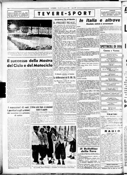 Il Tevere : quotidiano di Mezzogiorno