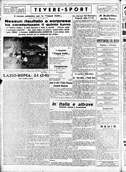 Il Tevere : quotidiano di Mezzogiorno