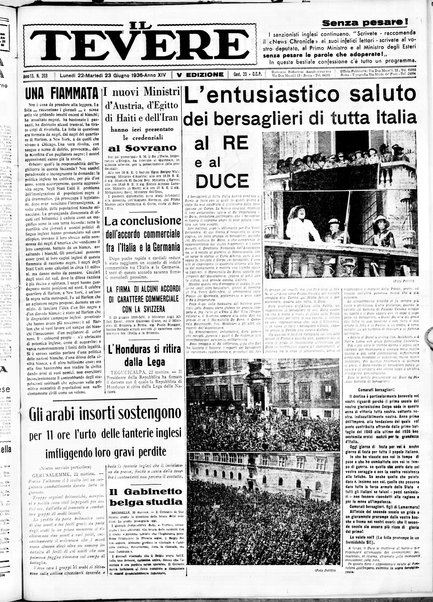 Il Tevere : quotidiano di Mezzogiorno