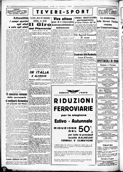 Il Tevere : quotidiano di Mezzogiorno