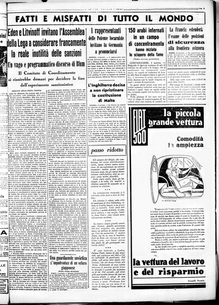 Il Tevere : quotidiano di Mezzogiorno