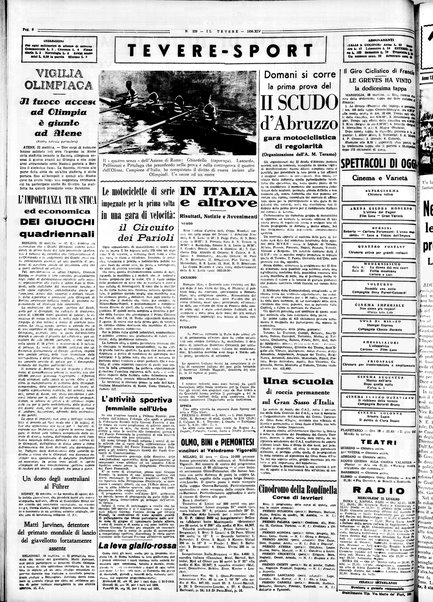 Il Tevere : quotidiano di Mezzogiorno