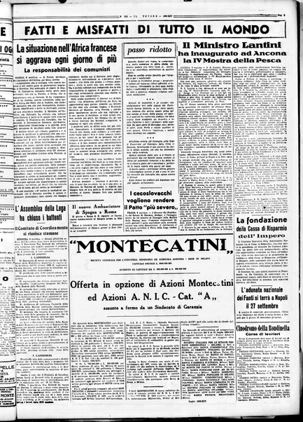 Il Tevere : quotidiano di Mezzogiorno