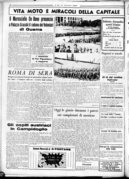 Il Tevere : quotidiano di Mezzogiorno