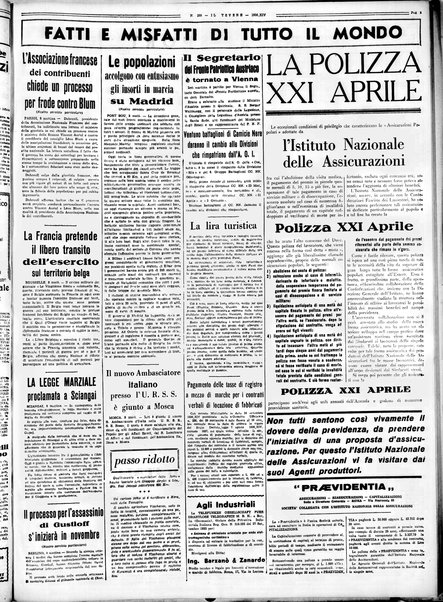 Il Tevere : quotidiano di Mezzogiorno