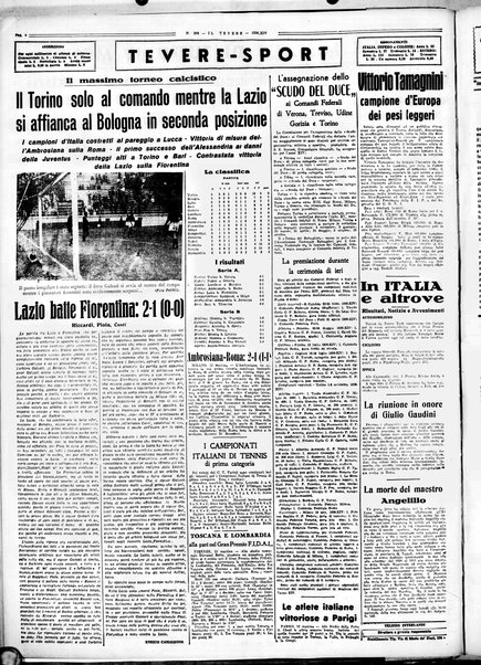 Il Tevere : quotidiano di Mezzogiorno