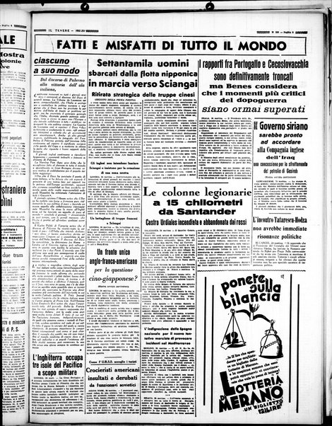 Il Tevere : quotidiano di Mezzogiorno