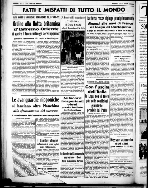 Il Tevere : quotidiano di Mezzogiorno