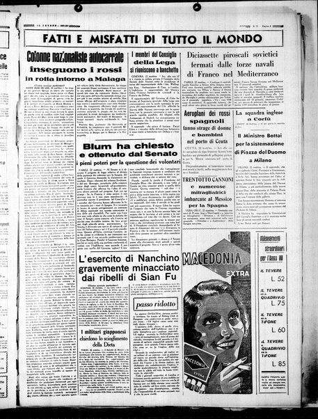 Il Tevere : quotidiano di Mezzogiorno