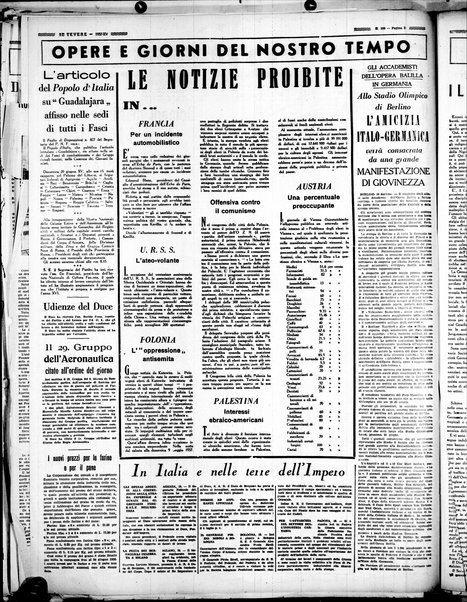 Il Tevere : quotidiano di Mezzogiorno