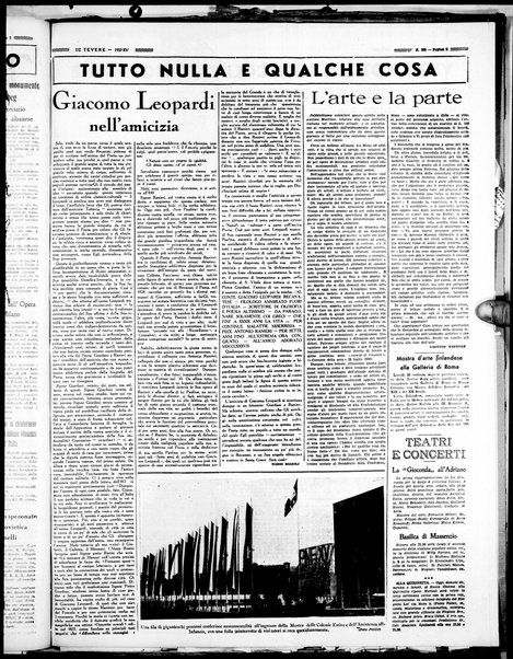 Il Tevere : quotidiano di Mezzogiorno