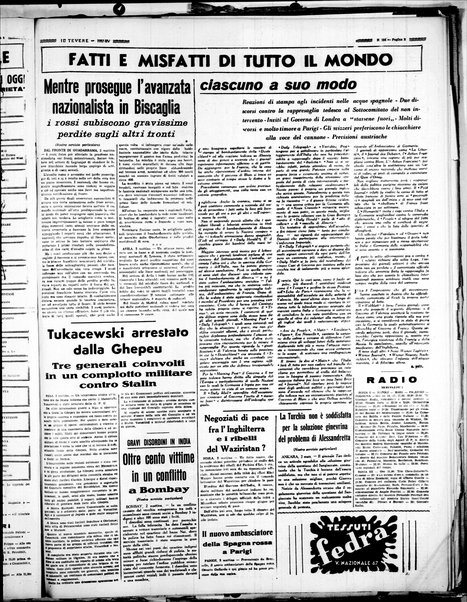 Il Tevere : quotidiano di Mezzogiorno