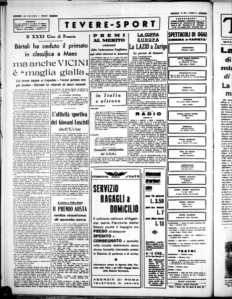 Il Tevere : quotidiano di Mezzogiorno