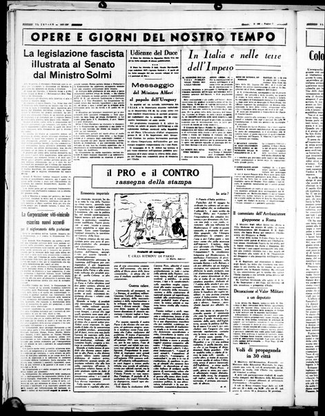 Il Tevere : quotidiano di Mezzogiorno