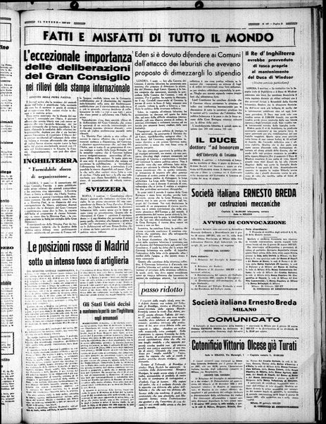 Il Tevere : quotidiano di Mezzogiorno