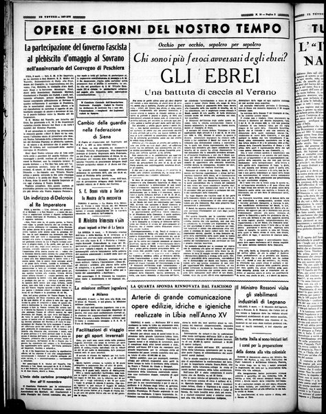 Il Tevere : quotidiano di Mezzogiorno