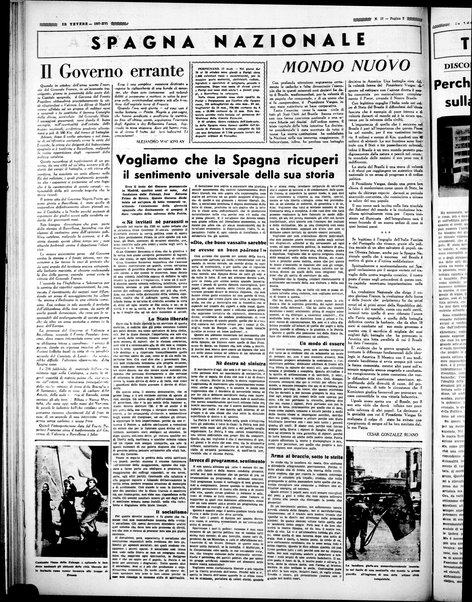 Il Tevere : quotidiano di Mezzogiorno