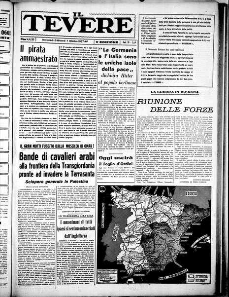 Il Tevere : quotidiano di Mezzogiorno