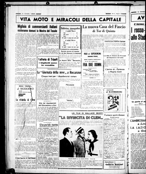 Il Tevere : quotidiano di Mezzogiorno