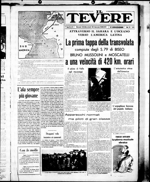 Il Tevere : quotidiano di Mezzogiorno