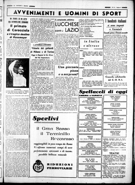 Il Tevere : quotidiano di Mezzogiorno