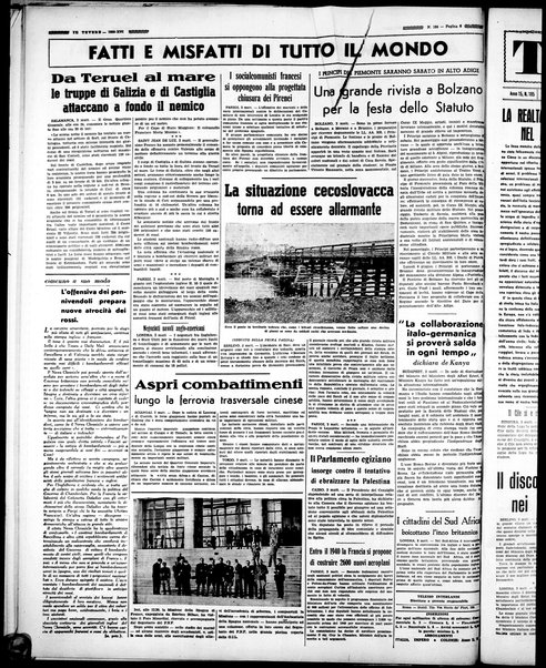 Il Tevere : quotidiano di Mezzogiorno