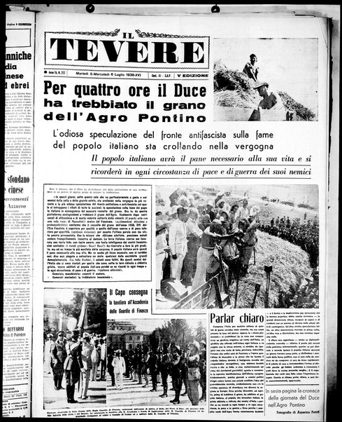 Il Tevere : quotidiano di Mezzogiorno