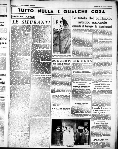 Il Tevere : quotidiano di Mezzogiorno